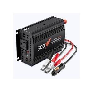 POTEK 500W Power Inverter 12V DC To 120V AC Car RV Adapter PI500-S USB Outlet